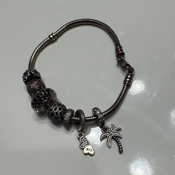 Pandora Bracelet and Charm Set - Picture 2 of 3